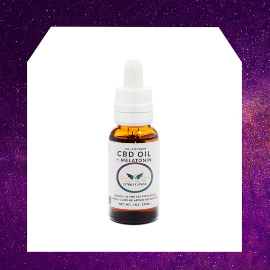 Full Spectrum Sleep Oil Dropper, 2000mg CBD +  100mg Melatonin, Citrus, w/MCT Oil, 30ml